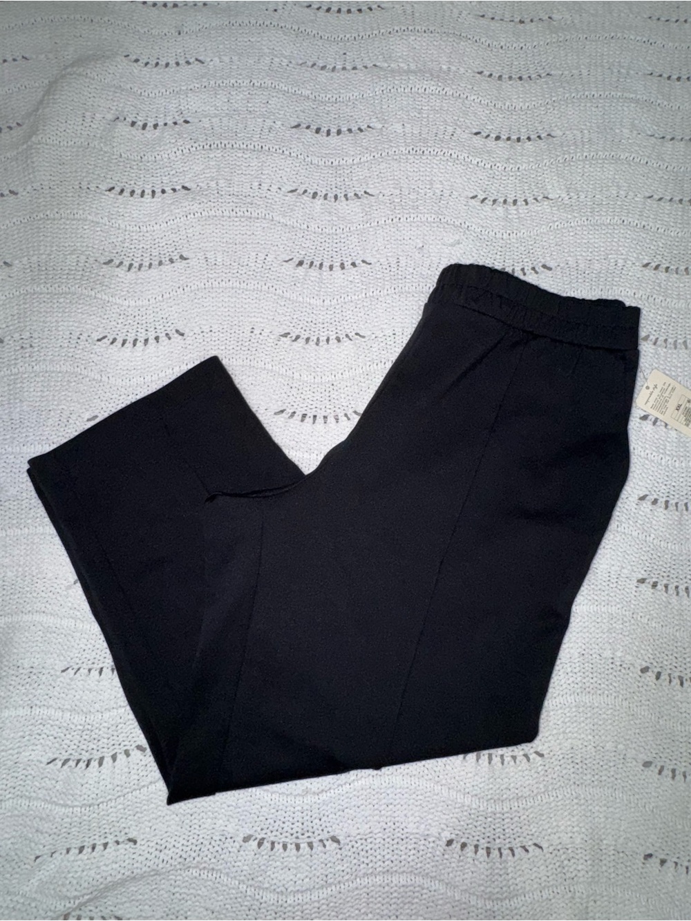 a new day Black Knit Joggers with Elastic Waist